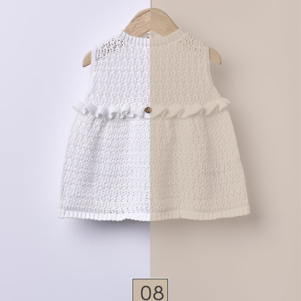 Vestido tricotado em algodão orgânico | SEA BREEZE - Wedoble