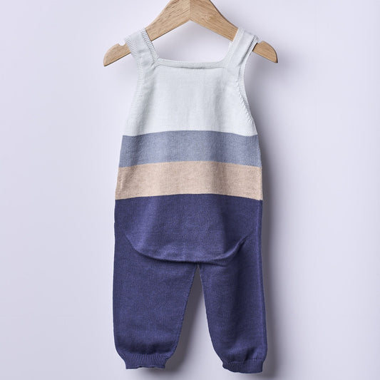 Jardineiras tricotadas em algodão | SEA BREEZE - Wedoble