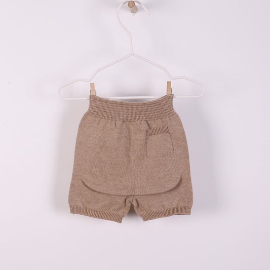 Calções tricotados em algodão orgânico | SEA BREEZE - Wedoble