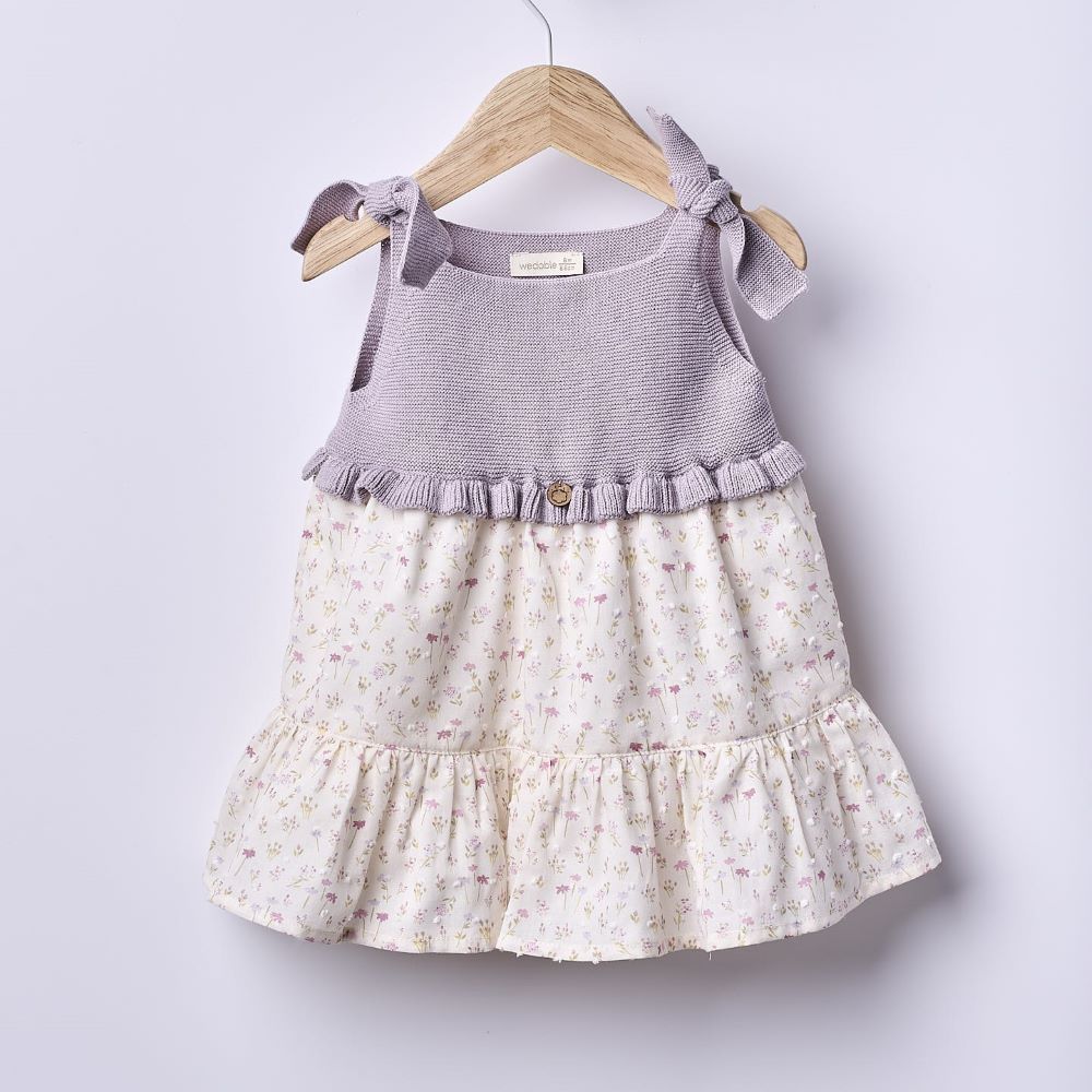 Vestido de alças com estampado floral | BREEZE - Wedoble