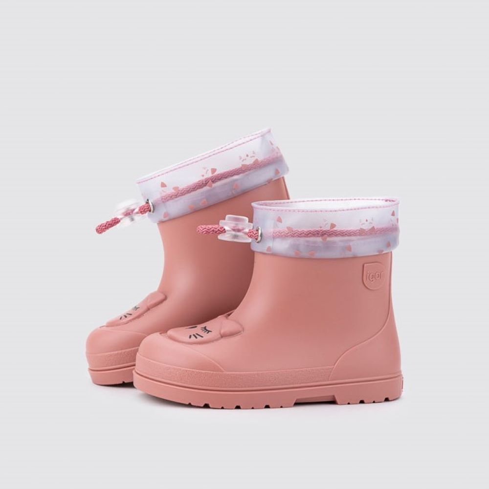 Bottes de pluie Mendi Gato Rose - Igor