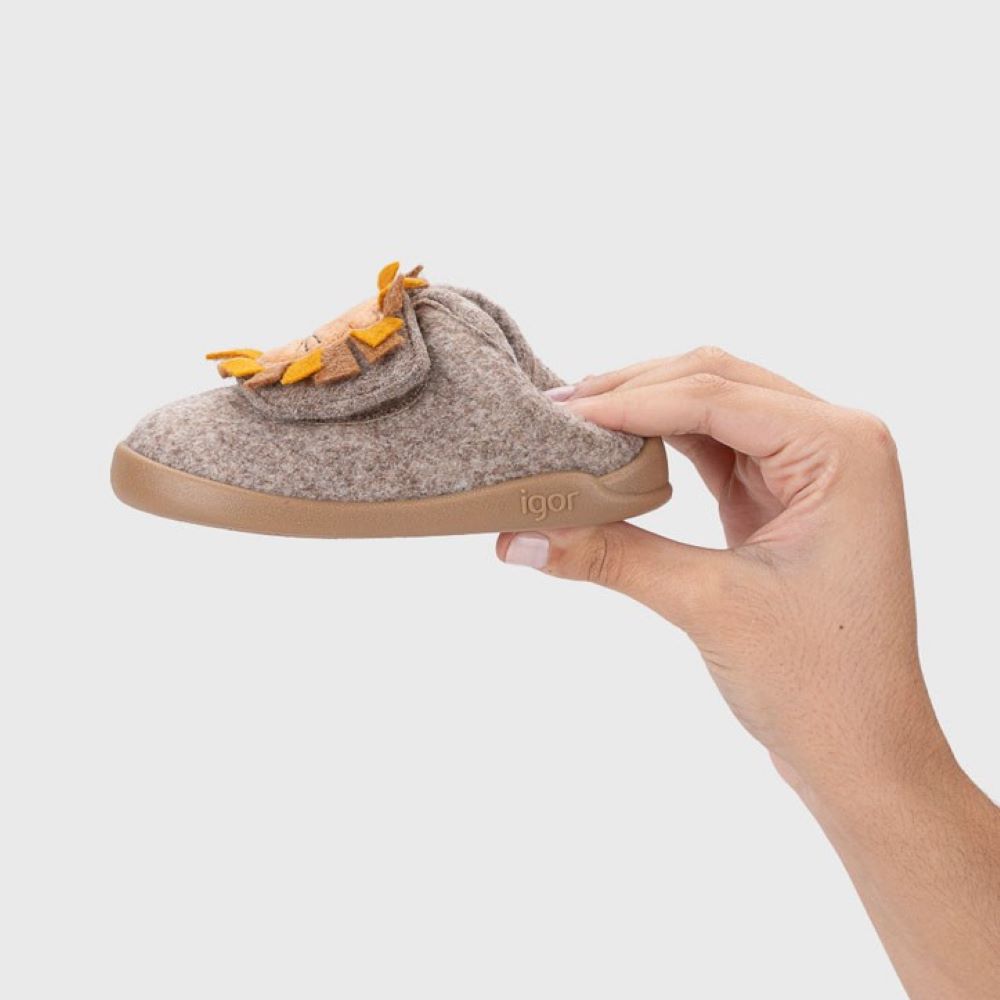 Chaussons Homie Leau Taupe - Igor