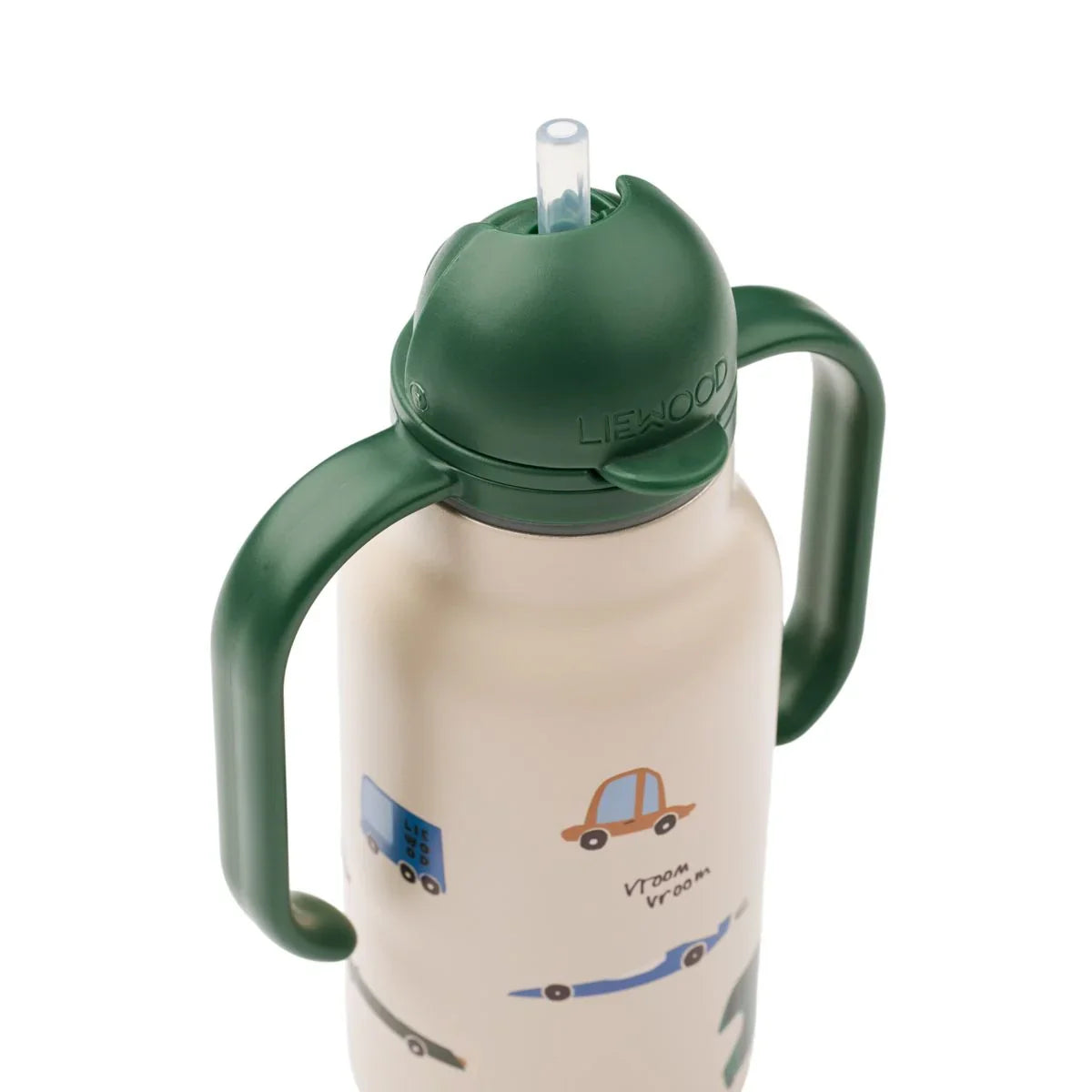 Garrafa térmica 250 ml com pegas Cars - Liewood
