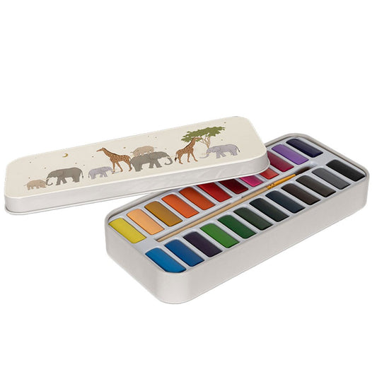 Aguarelas à base de água Safari - Konges Slojd