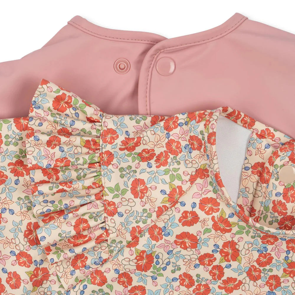 Pack 2 Babetes Manga Comprida Bridal Rose - Konges Slojd