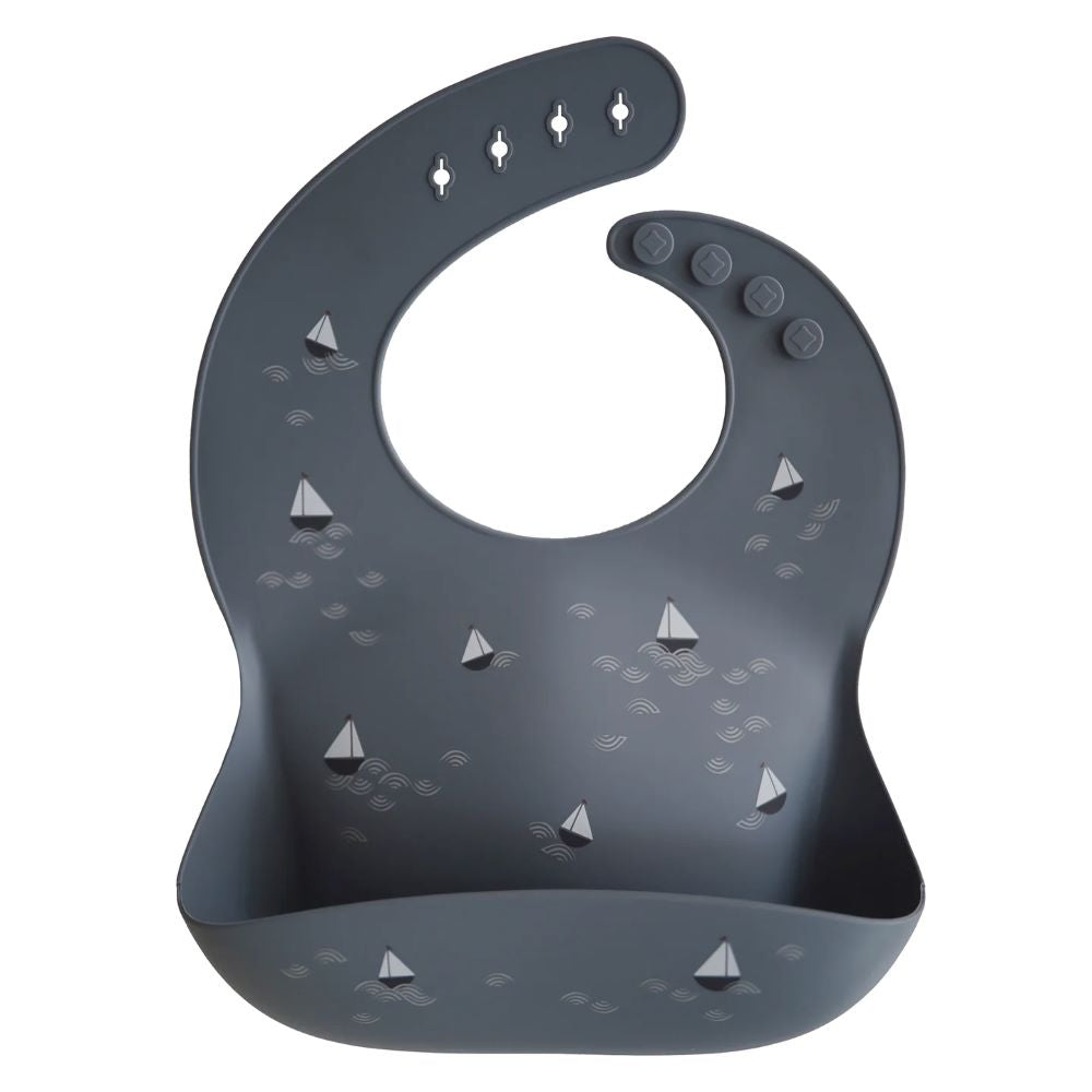 Bavoir en silicone - Mushie