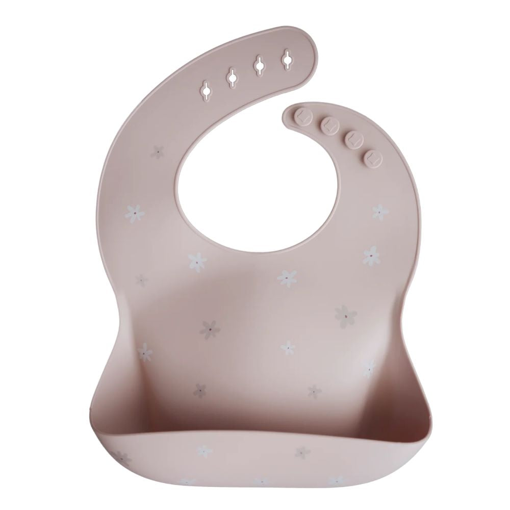 Bavoir en silicone - Mushie