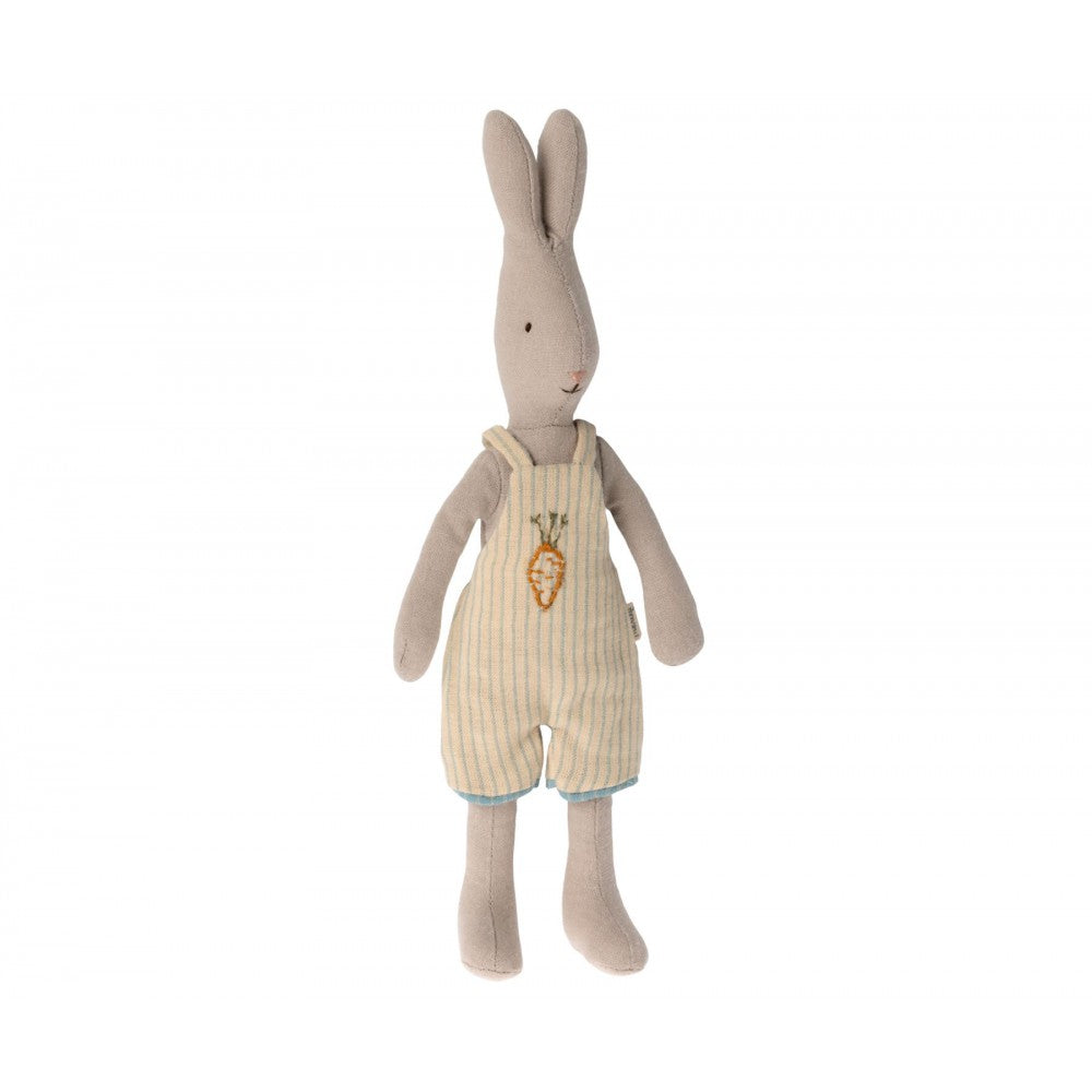 Coelhinho de Pano com Jardineira às Riscas Size 1 - Maileg