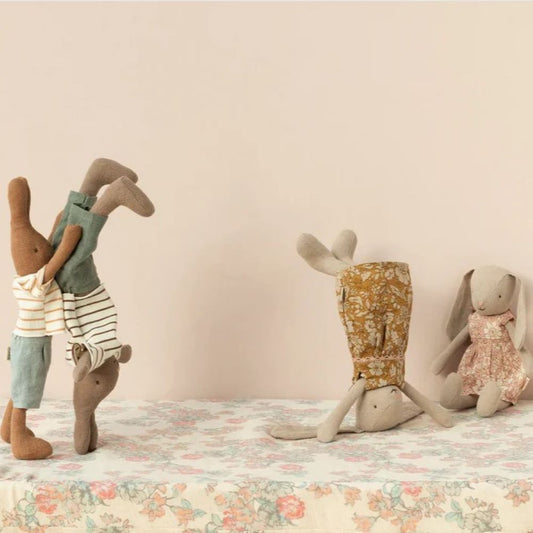 Coelha de Pano Classic com Vestido Flores Size 1 - Maileg