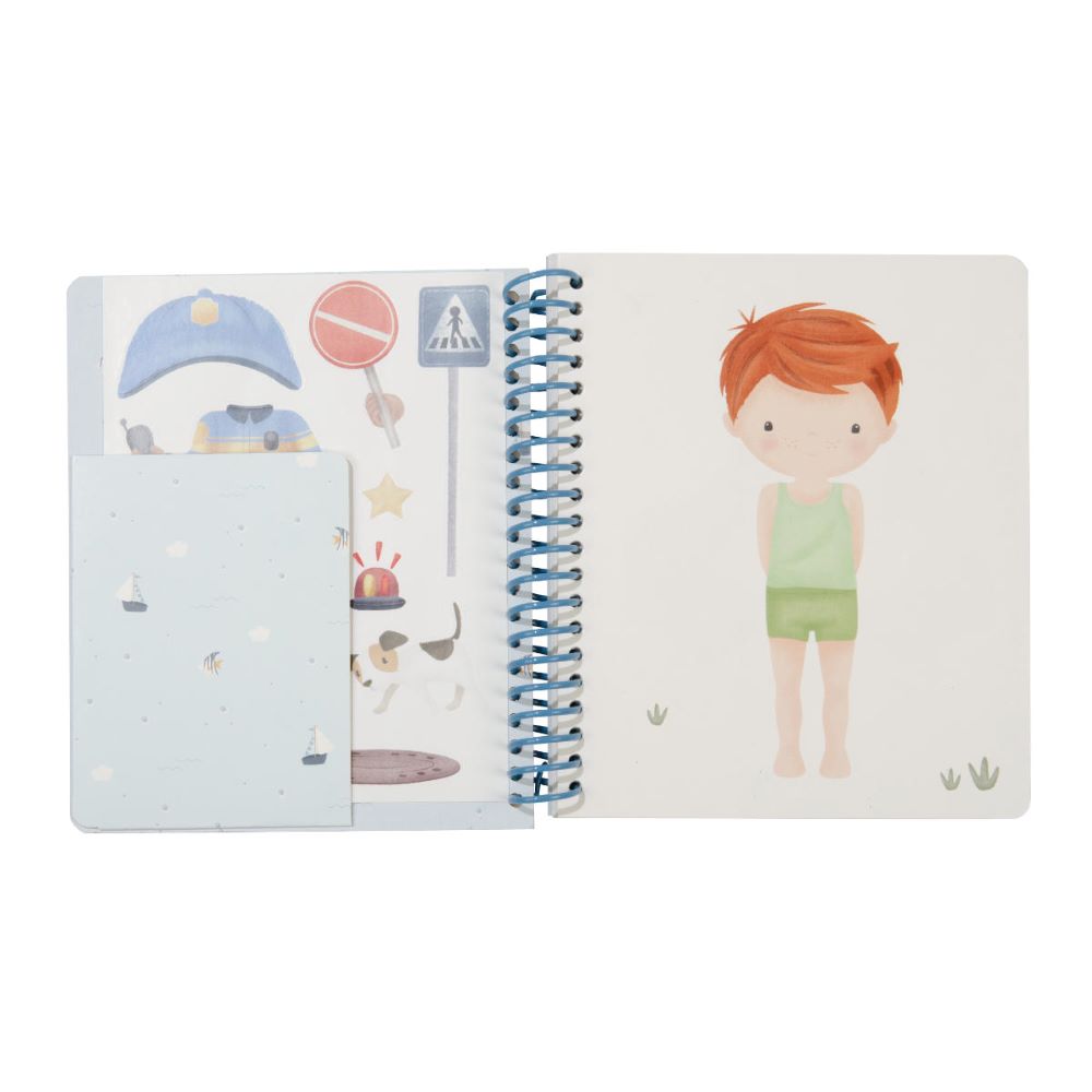 Livre "Dress Me Up" Jim & Friends - Little Dutch