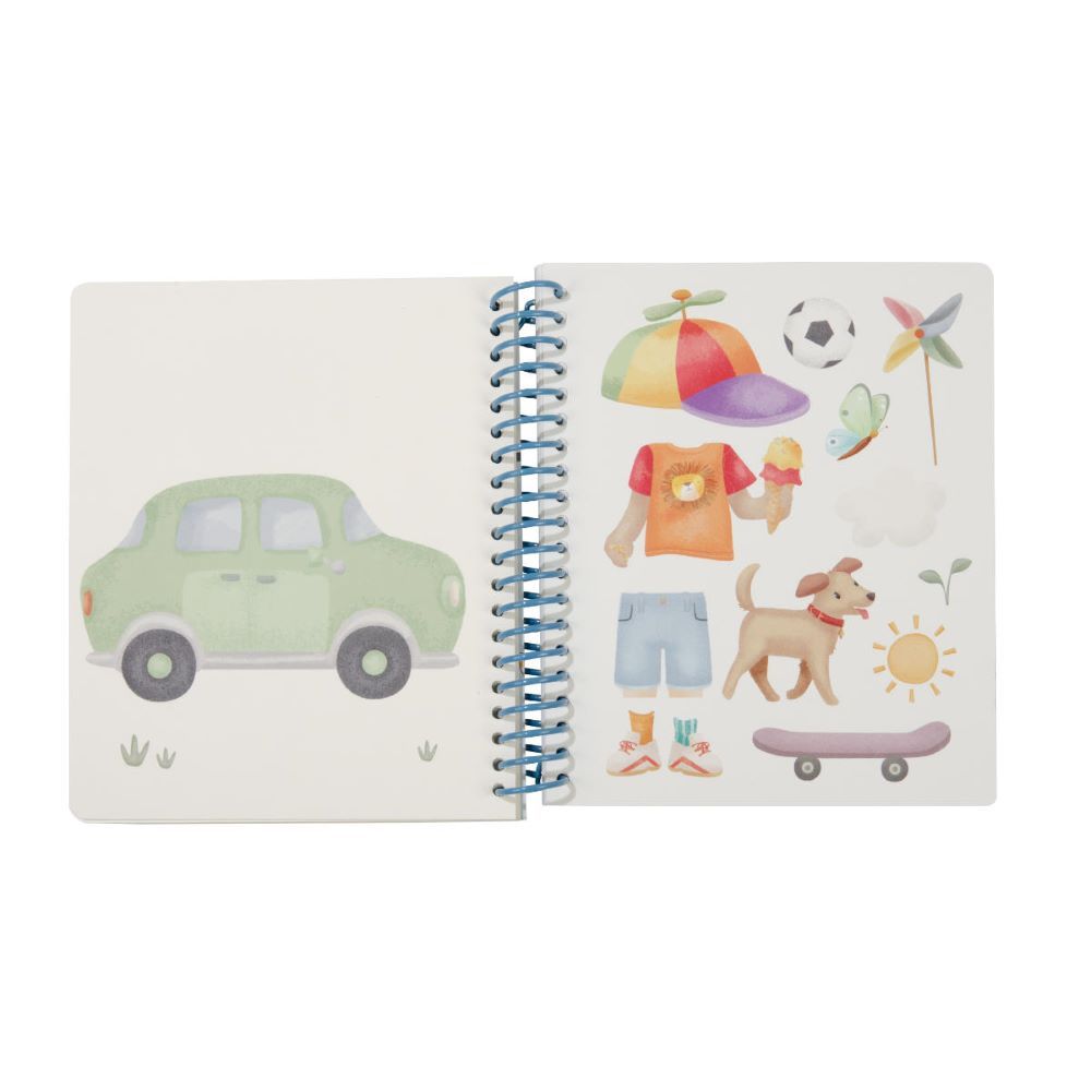 Livre "Dress Me Up" Jim & Friends - Little Dutch