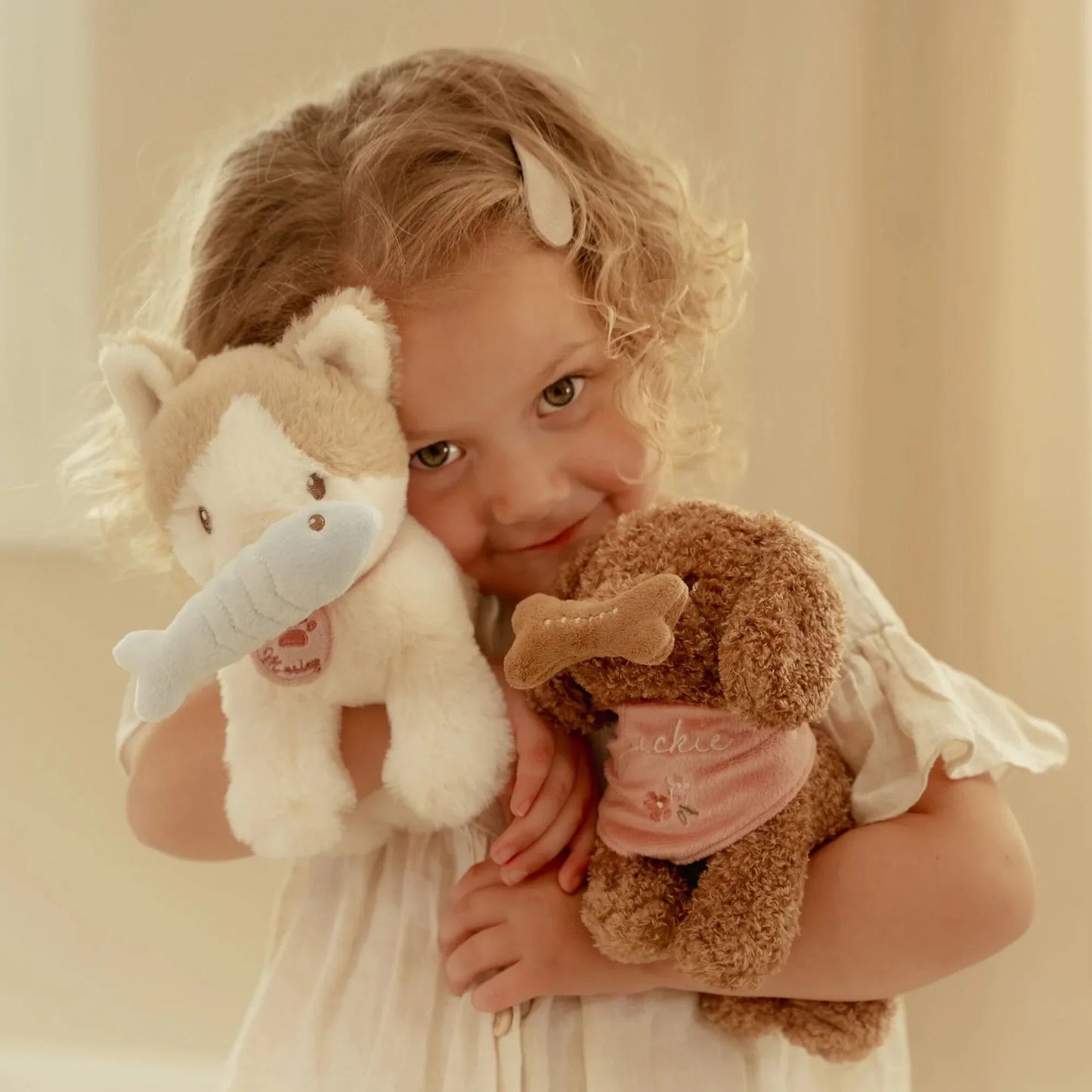 Cão Jackie em saco de viagem - Little Dutch