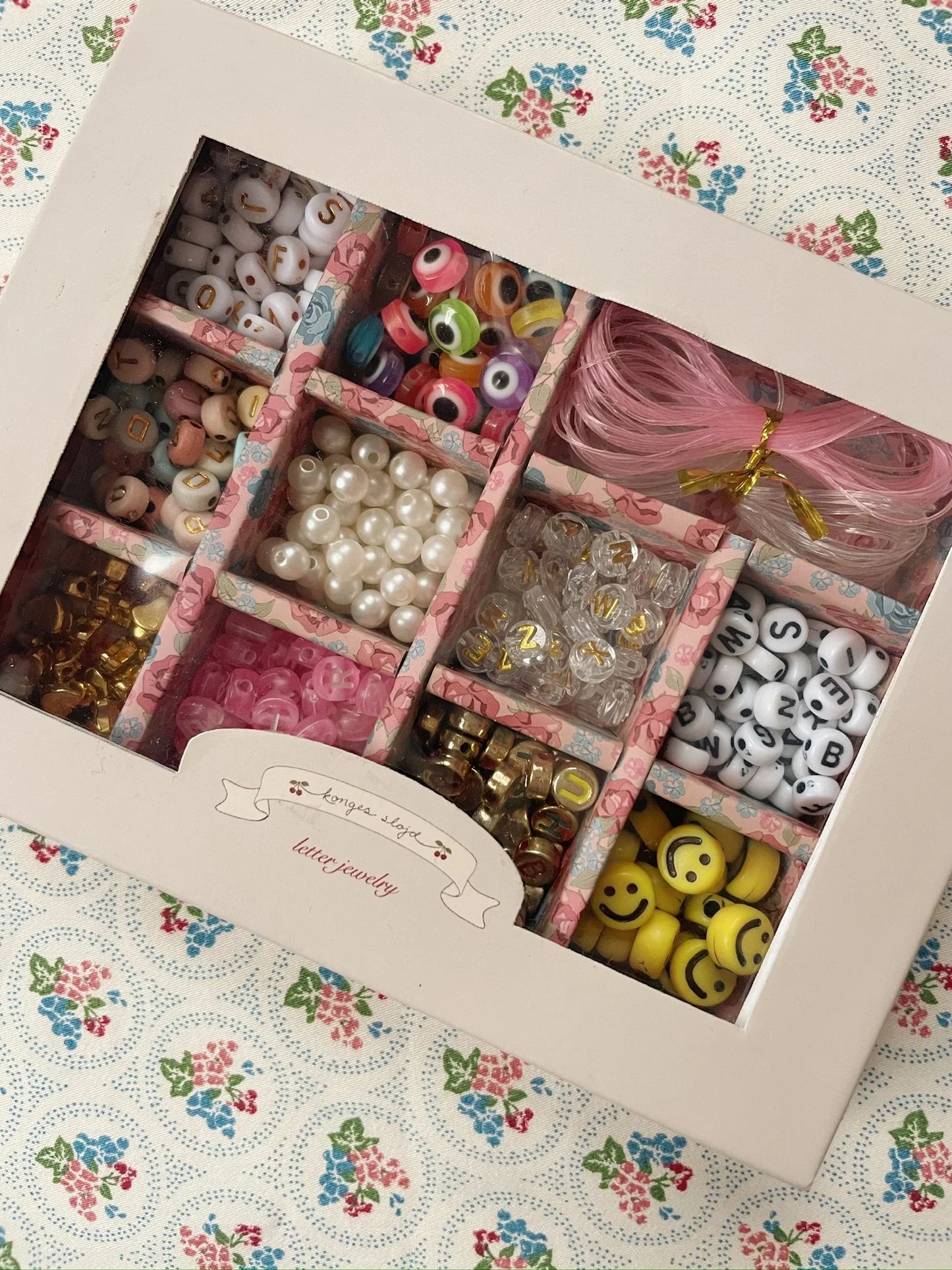 Kit criativo pequenas contas - Konges Slojd