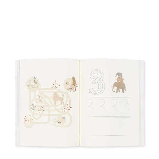 Livro de Actividades com 6 Lápis de Colorir - Konges Slojd