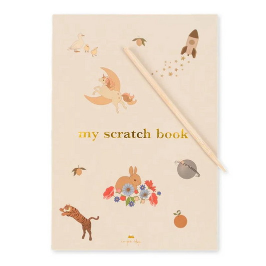 My Scratch Book Caderno Criativo para Crianças - Konges Slojd