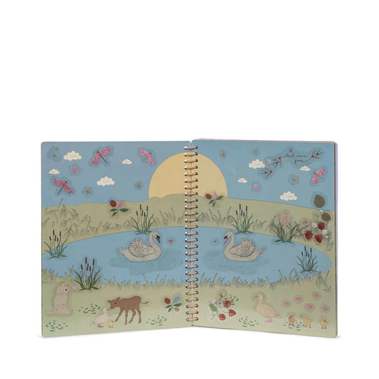 Livro de Autoculantes Blush - Konges Slojd