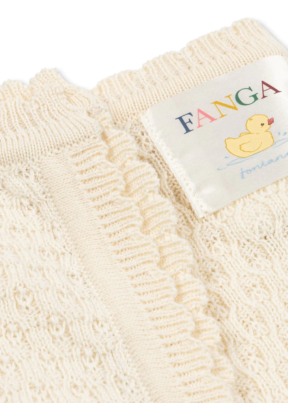 Manta de bebé em malha algodão orgânico - Fanga Fontana - Konges Slojd