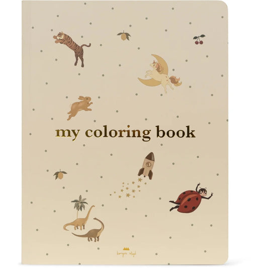 Livro de Colorir Animais - Konges Slojd