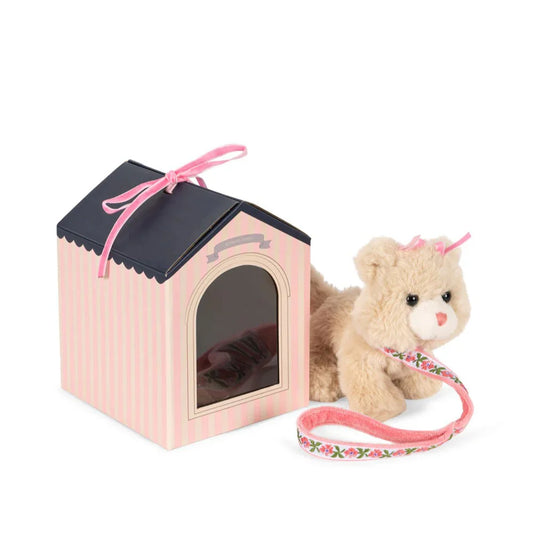 Peluche Gatinho em caixa presente - Konges Slojd