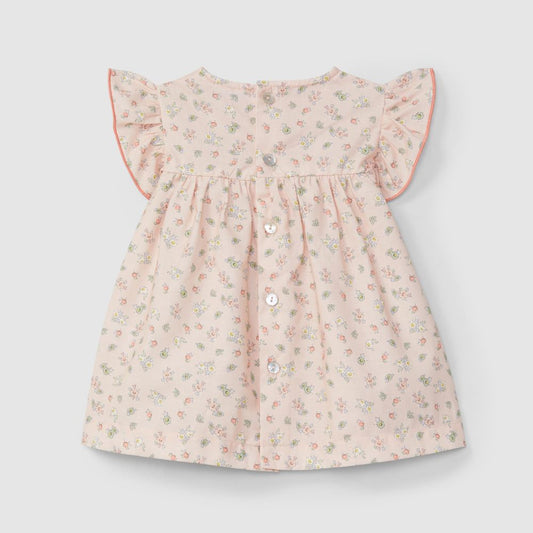 Vestido estampado floral - Laranjinha