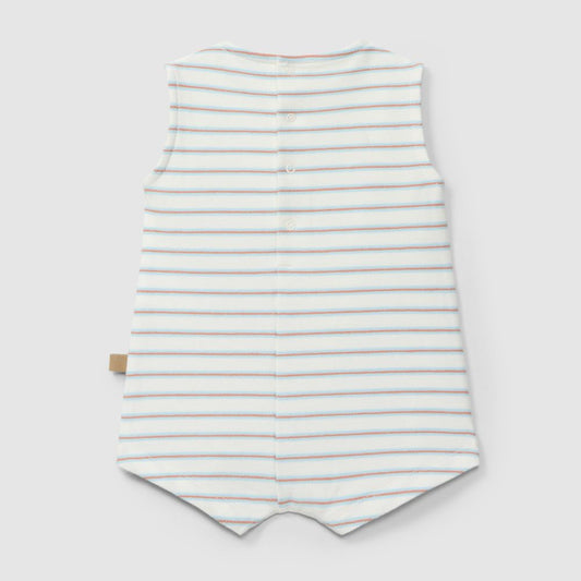 Fatinho em felpa de riscas multicolor - Laranjinha