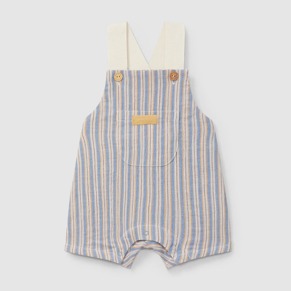 Calções de peito riscas multicolor - Laranjinha