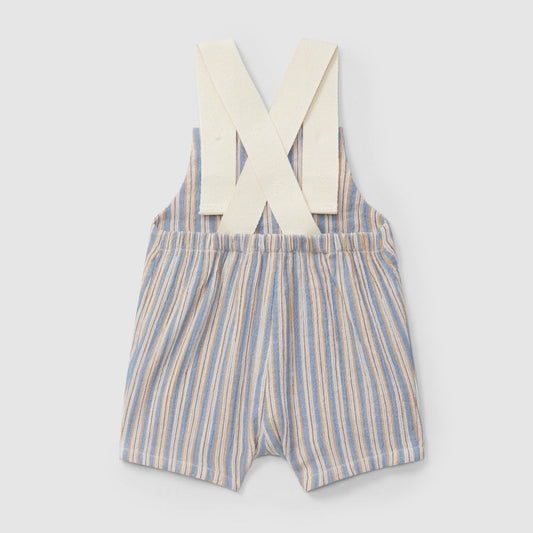 Calções de peito riscas multicolor - Laranjinha