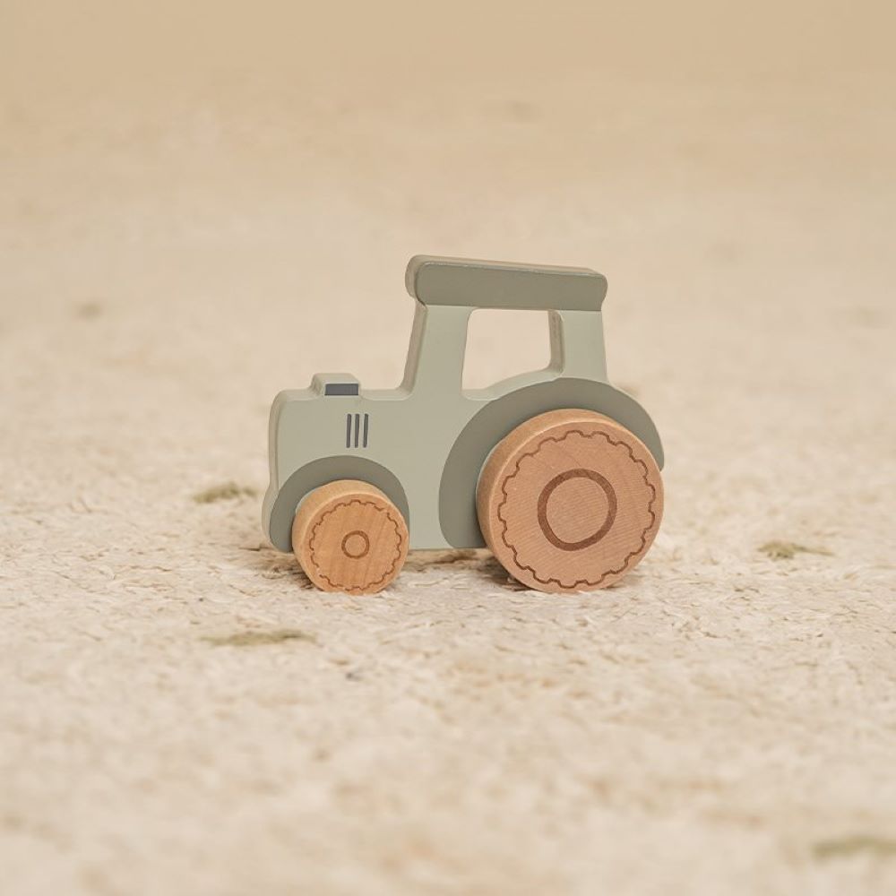 Petit tracteur en bois de ferme - Little Dutch