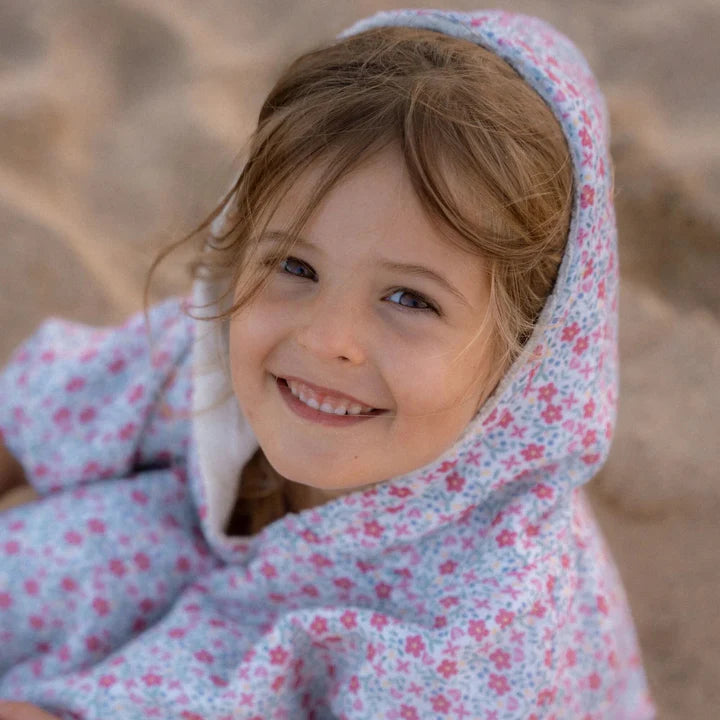 Poncho Sunny Flowers - Little Dutch