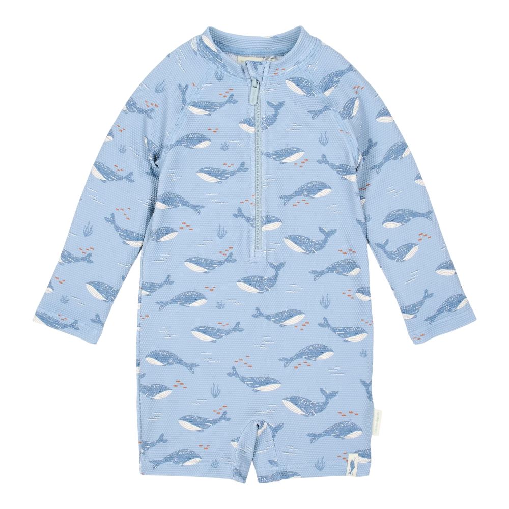 Macacão de Banho de Manga Comprida Ocean Splash UPF 40 - Little Dutch