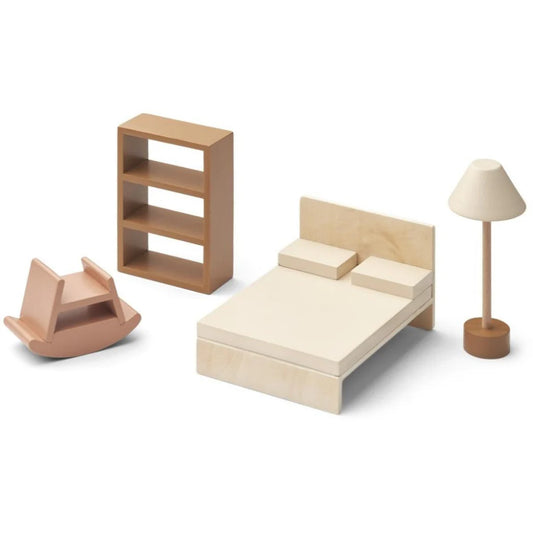 Mini meubles de chambre pour maison de poupée - Liewood 
