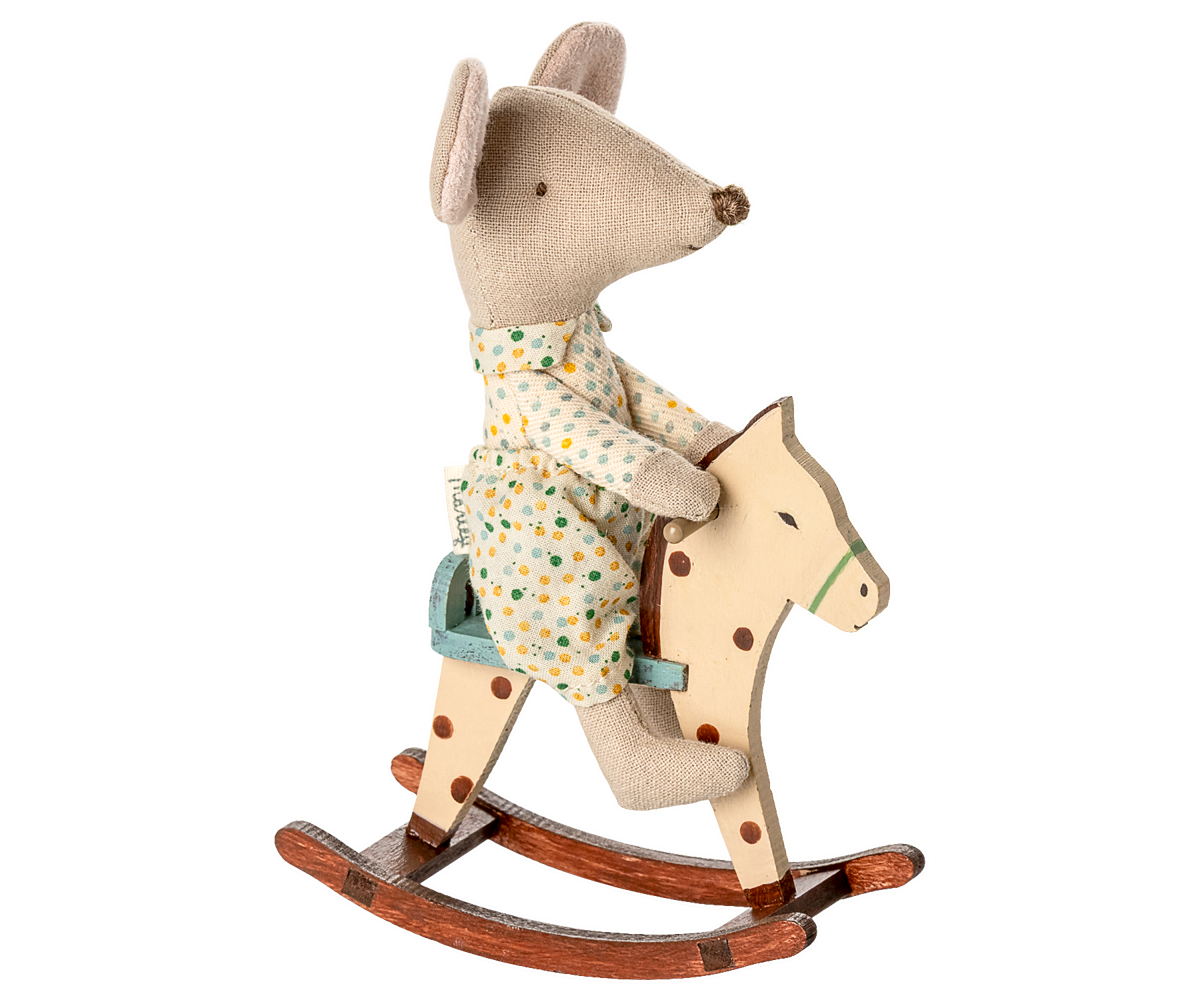 Rocking horse Mouse Spotted - Maileg