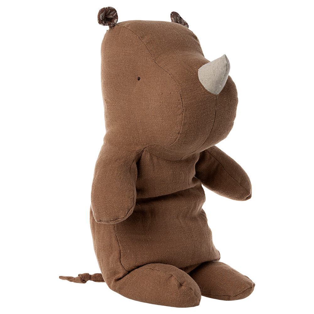 Rinoceronte de Pano Médio Castanho Safari Friends - Maileg