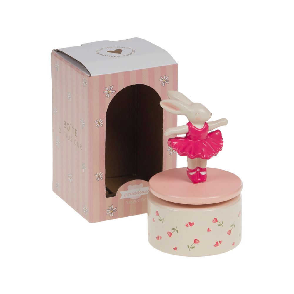 Boîte à Musique Ballerine Lapine - Amadeus Les Petits