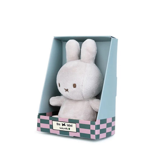 Lucky Miffy Sitting in giftbox Cinza - Bon Ton Toys