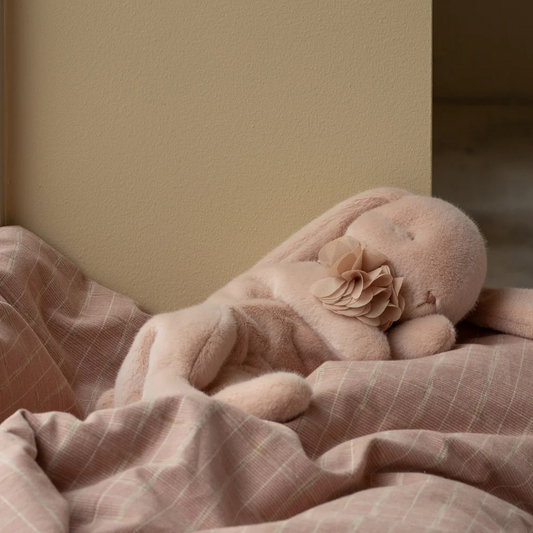 Sleeping Bunny Plush Small Powder - Maileg