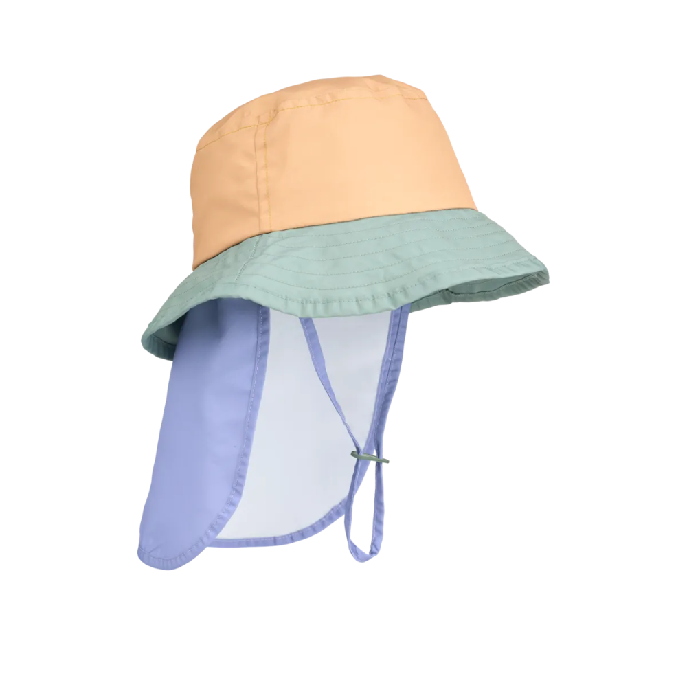 Chapeau de soleil UV40+ à large bord Peppermint multi mix Damona - Liewood