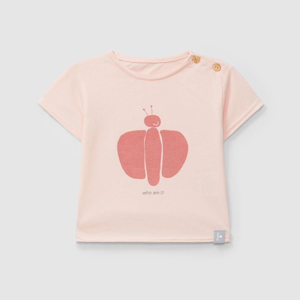 T-shirt em algodão com estampado Rosa - Snug