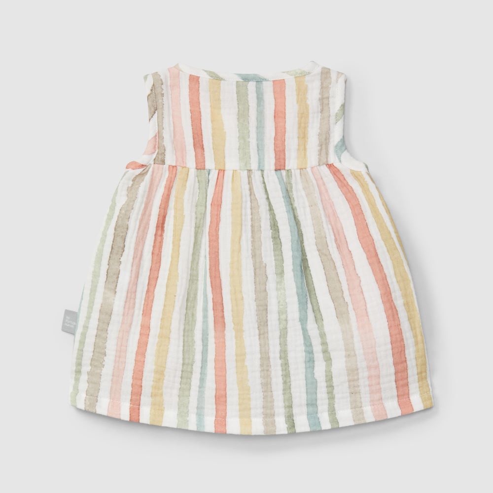 Vestido de riscas multicolor - Snug