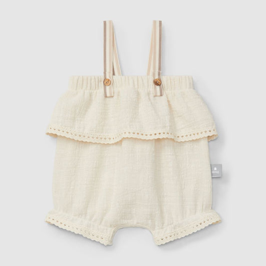 Fofo com detalhes de folho com renda - Snug
