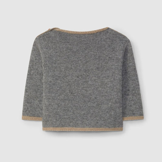 Camisola tricotada gato com detalhes em relevo - Snug