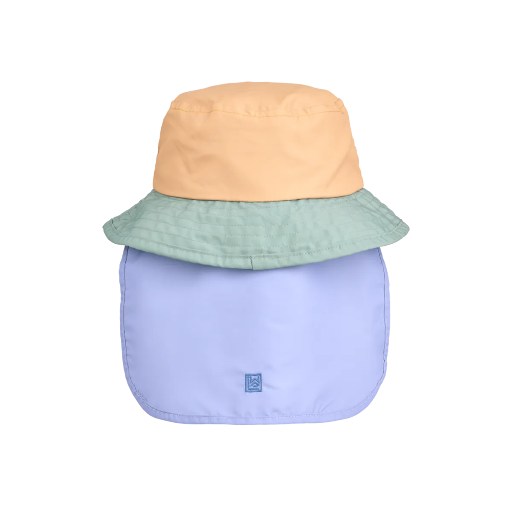 Chapeau de soleil UV40+ à large bord Peppermint multi mix Damona - Liewood