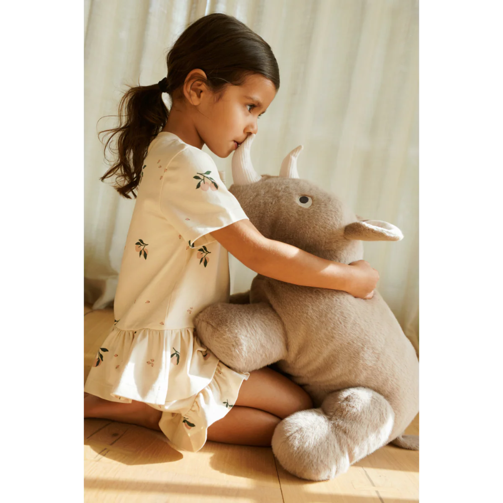 Grande peluche Barnaby Rhino Stone beige - Liewood