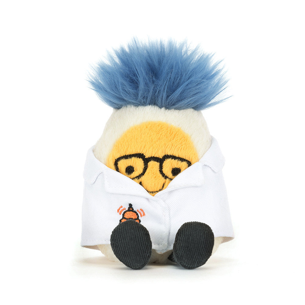 Amuseables Boiled Egg Scientist Outfit – Jellycat