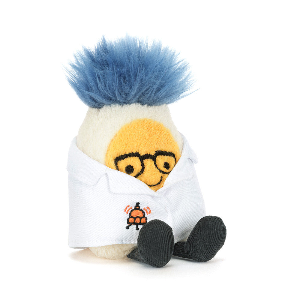 Amuseables Boiled Egg Scientist Outfit – Jellycat