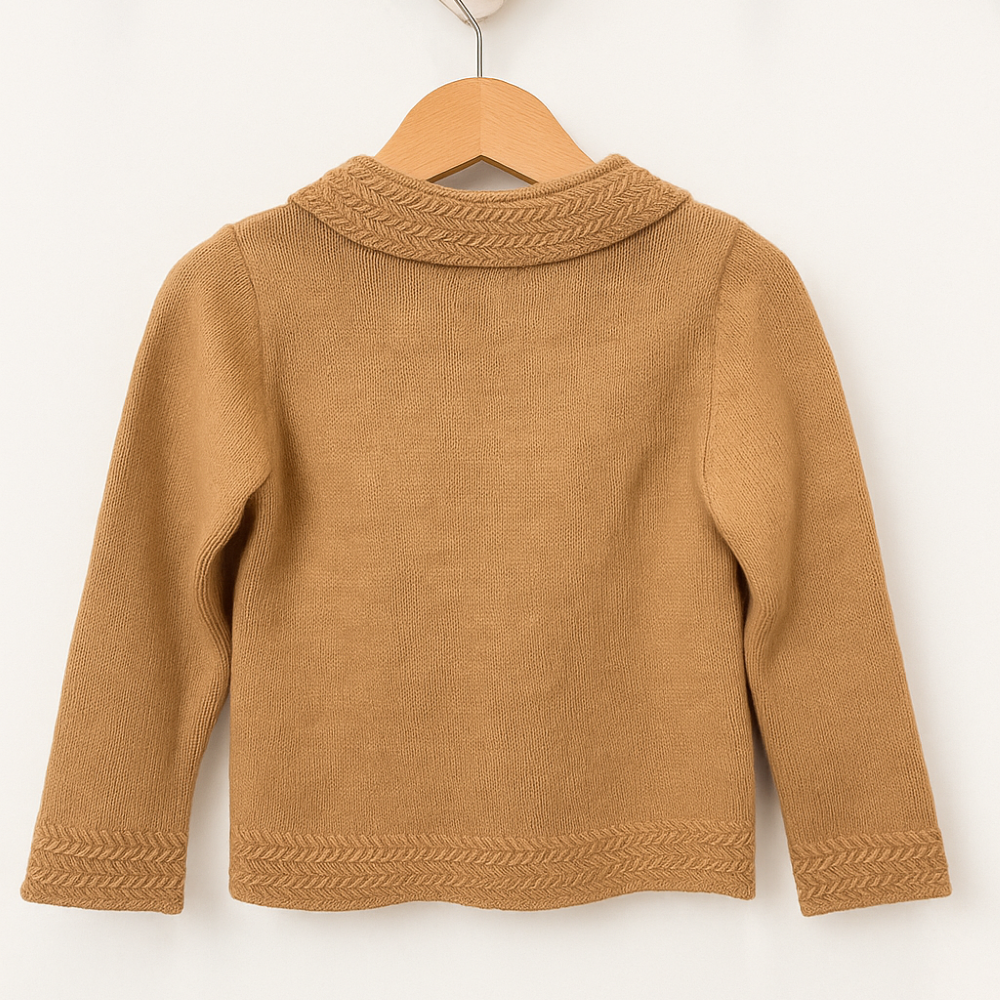 Casaco de Malha com gola Beije - Best Guest Kids