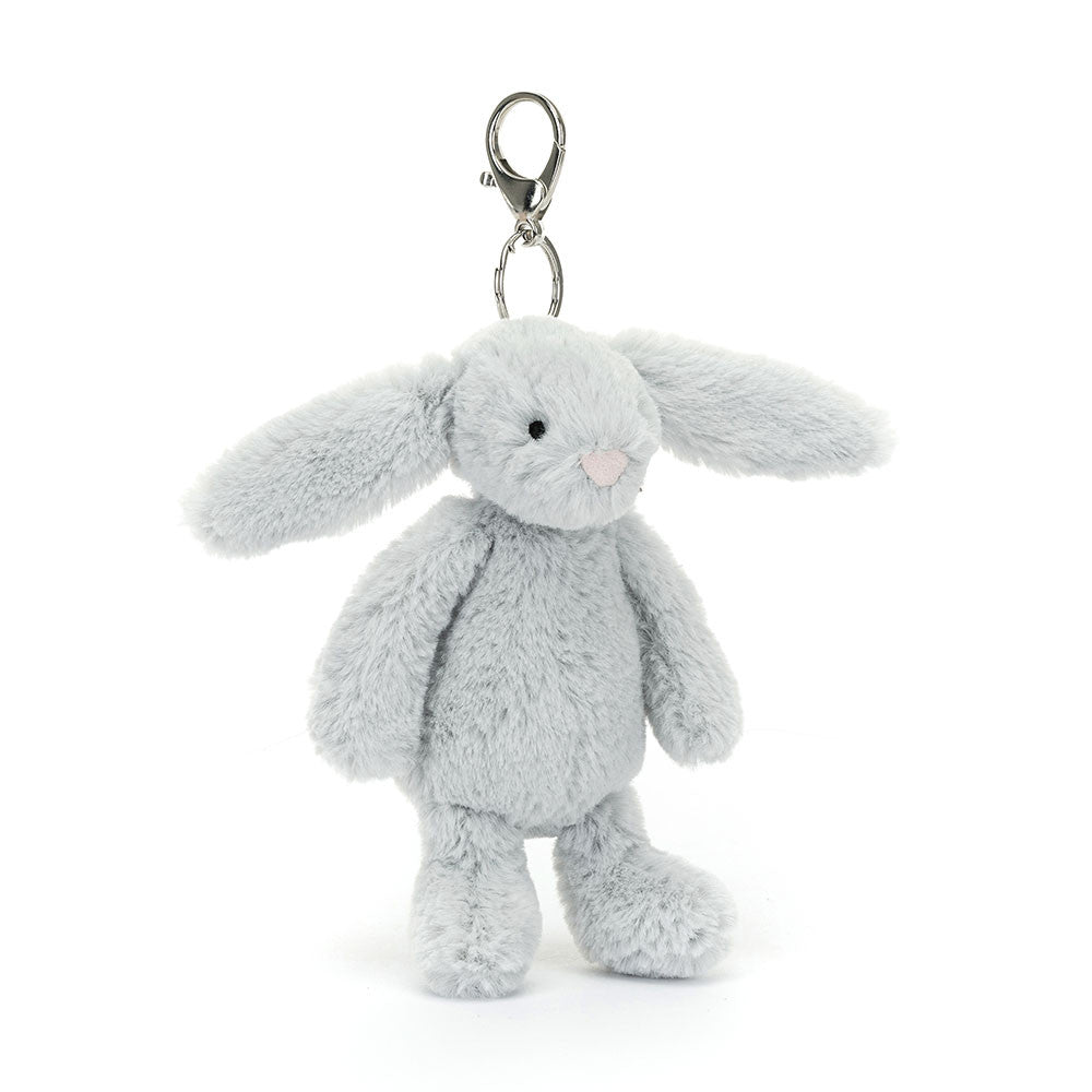 Porta-chaves Bashful Silver Bunny - Jellycat