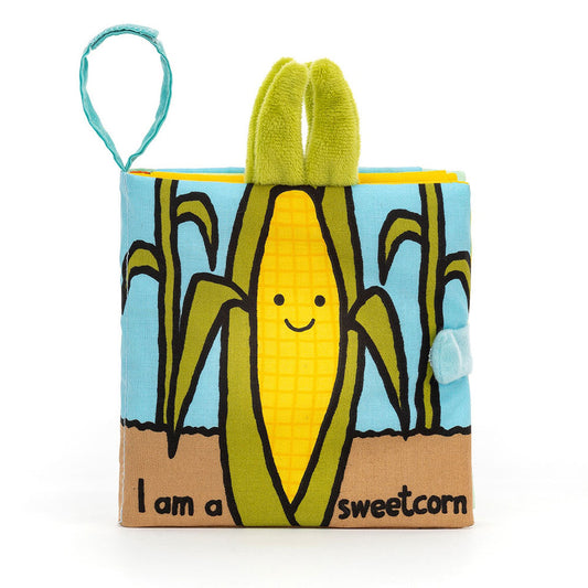 Livro de Pano Interativo I am a  Sweetcorn - Jellycat
