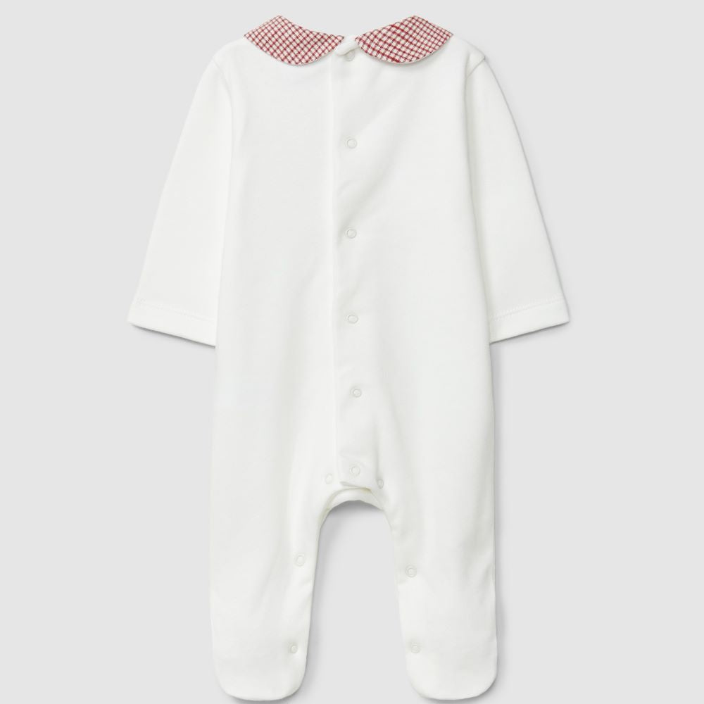 Babygrow urso e coelho no trenó - Laranjinha