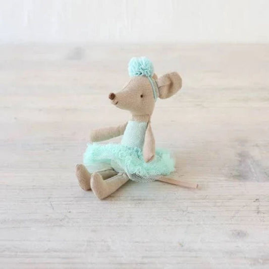 Bailarina Mouse Little Sister Light Mint - Maileg